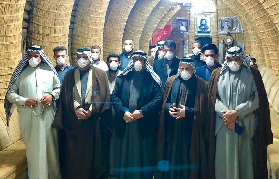 خبرنگاران قبیله عراقی از ترس کرونا روبوسی را لغو کرد خبرنگاران قبیله عراقی از ترس کرونا روبوسی را لغو کرد