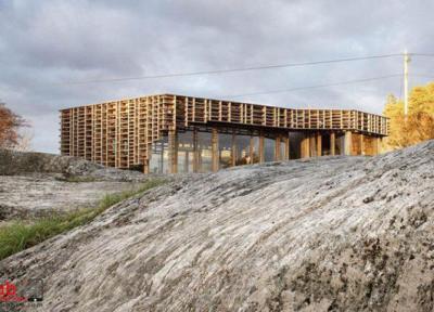 خانه جزیره ای؛ یک اثر هنری در نروژ!