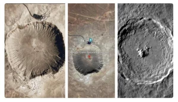 یک ادعای جنجالی:این تصاویر از روی سطح ماه جاده و ساختمان است؟!، عکس